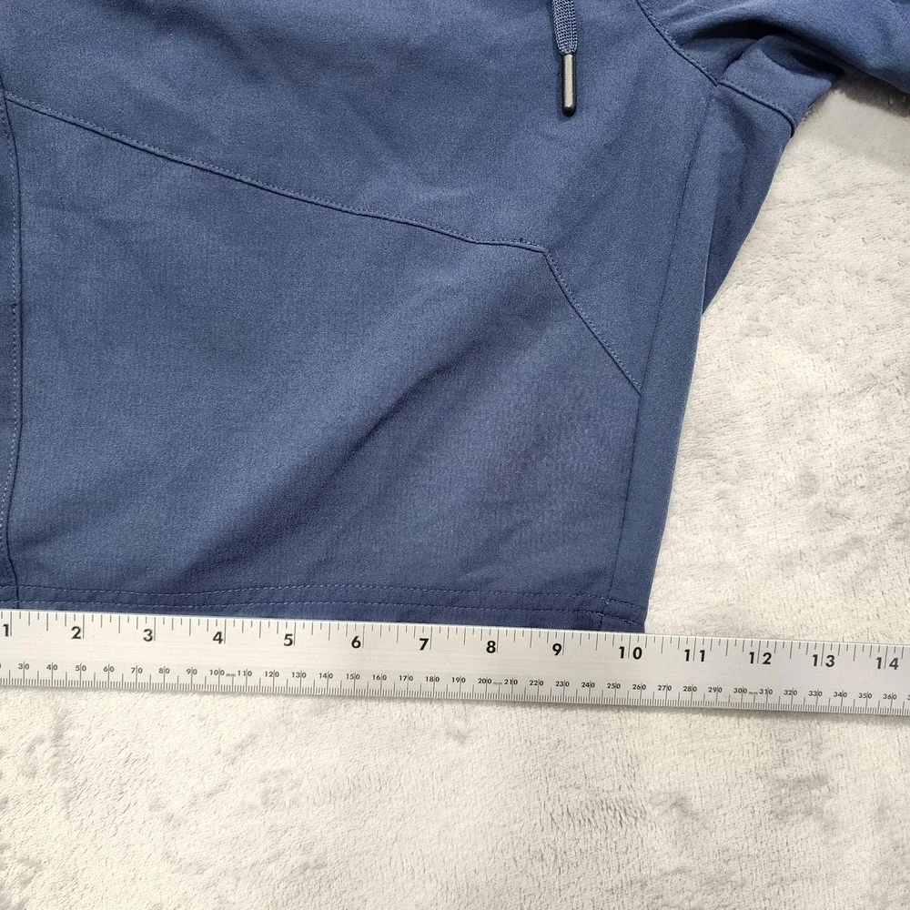 Gerry Shorts‎ Mens S Blue Stretch Pull On Zip Pocket Drawstring Athletic Workout